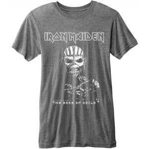 Iron Maiden - The Book of Souls Mens Small T-Shirt - Grey