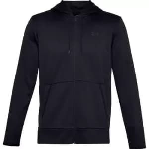 Under Armour Fleece Full Zip Hoodie Mens - Black