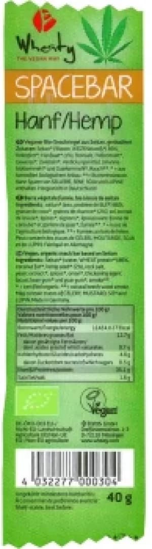 Wheaty Spacebar Hemp 40g