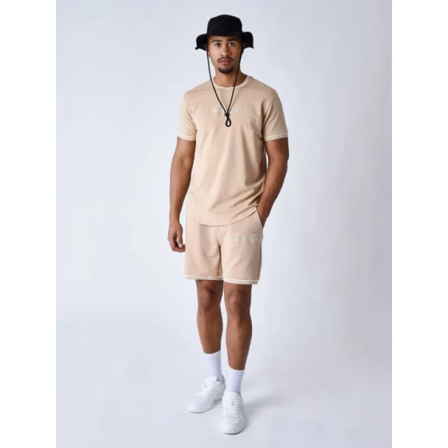 Project X Paris Embroidered logo T-Shirt Project X Paris Beige Male XS