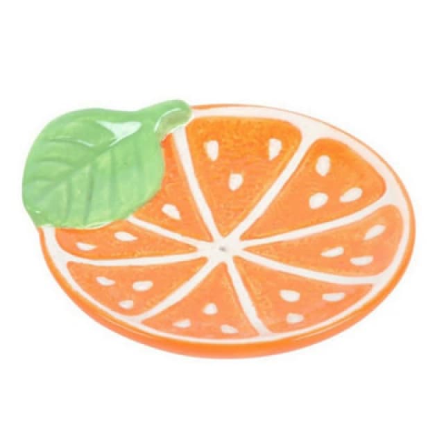 Something Different Something Different Orange Slice Incense Holder Orange One Size Unisex 5063574663731
