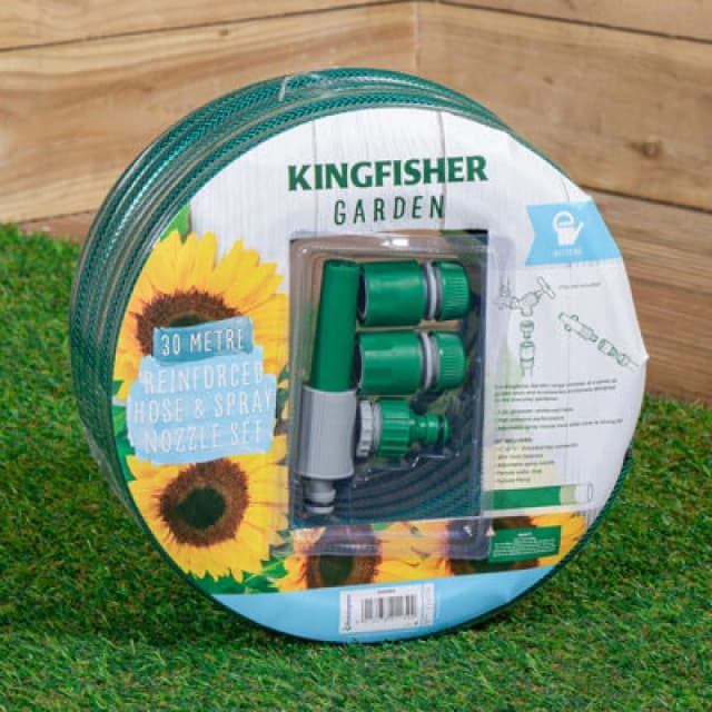 Samuel Alexander 30M Garden Hose And Spray Nozzle Set (430Snsx)