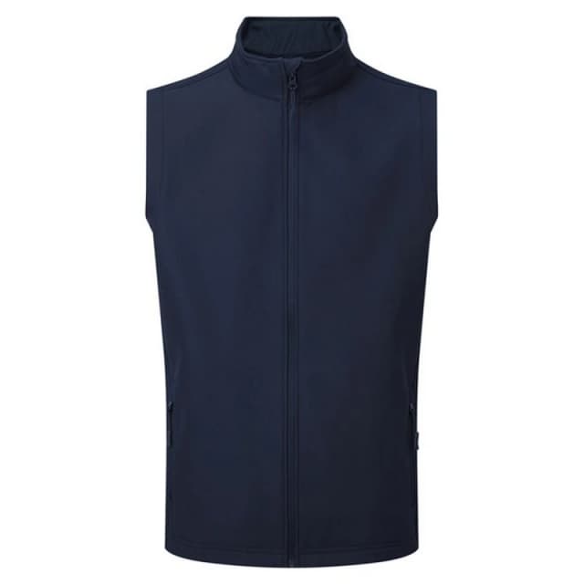 Premier Premier Men Windchecker Printable Gilet in Navy Size: Small Navy S Male 5063238278707