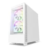 NZXT H5 Elite Matte White Mid Tower Case