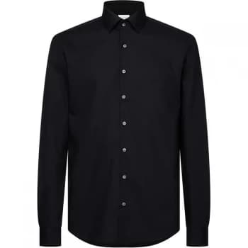 Calvin Klein Poplin Slim Fit Shirt - Df Black