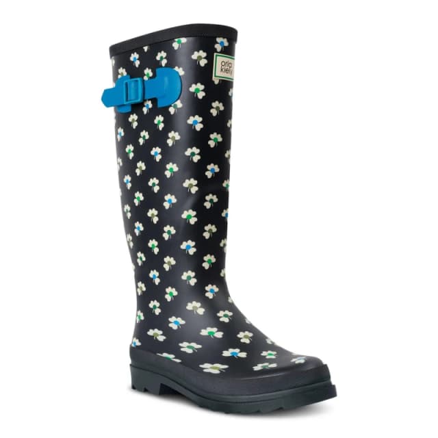 Regatta Womens Orla Kiely Welly Hi II Waterproof Wellington UK Size 5 (EU 38) Clover Black RWF809-D7T-5