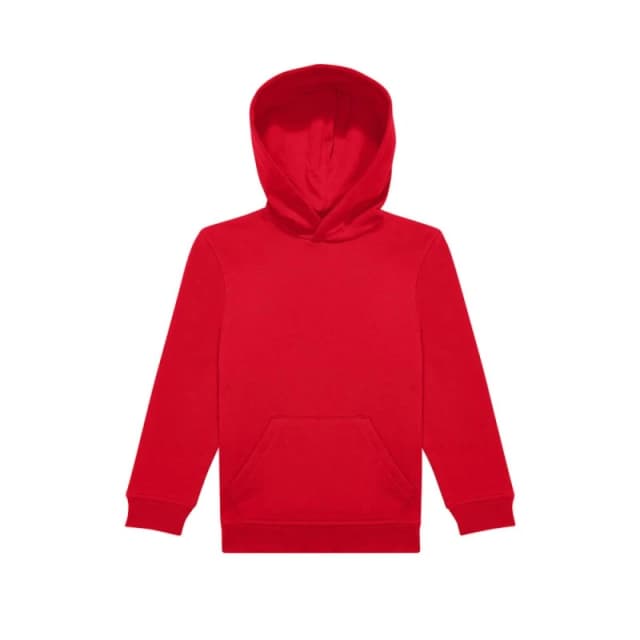 B&c ID.333 girls's Children's Sweatshirt in Red