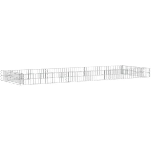 VIDAXL Gabion Raised Bed Galvanised Steel 300x100x20cm Vidaxl 8720286764367