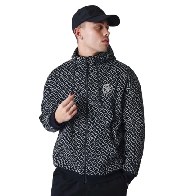 Project X Paris Zip-up hoodie with monogram print Project X Paris Noir Male S