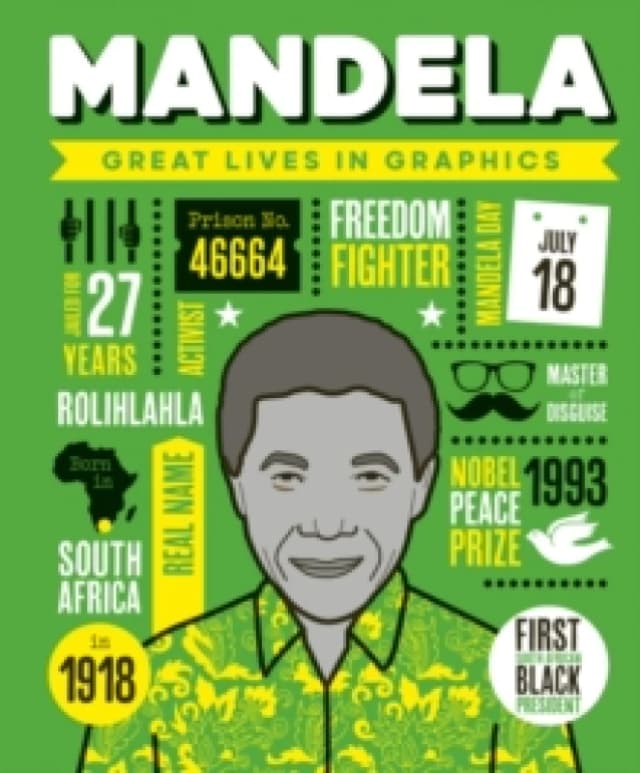 Great Lives in Graphics: Mandela Hardback