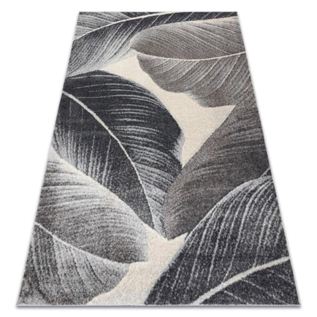 RugsX Carpet Fusion 8912 Dark Grey - Feathers, Modern, Abstract 140X190 Cm