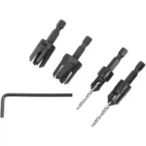 Trend - SNAP/PC/A Snappy 4 Piece Set Countersink & Plug Cutter Set