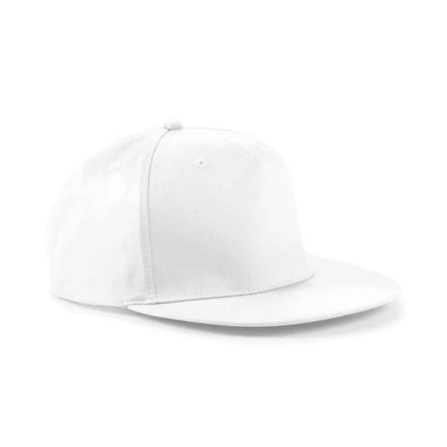 Beechfield Beechfield Men Snapback Cap in White White One Size Male 5063527293930