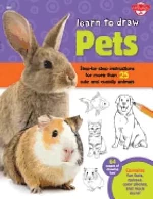 learn to draw pets step by step instructions for more than 25 cute and cudd