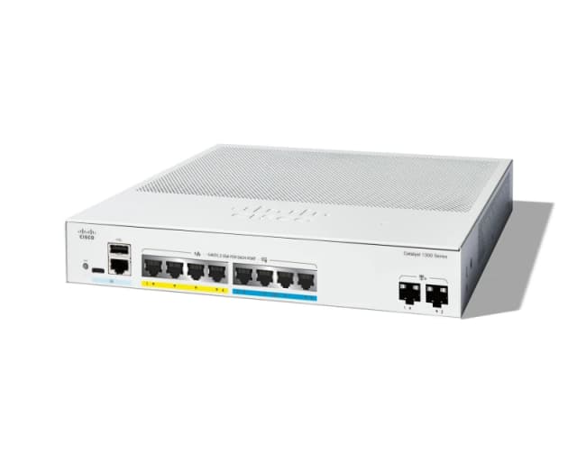 Cisco Cisco Catalyst C1300-8MGP-2X network switch Managed L2/L3 Gigabit Ethernet (10/100/1000) Power over Ethernet (PoE) Grey C1300-8MGP-2X
