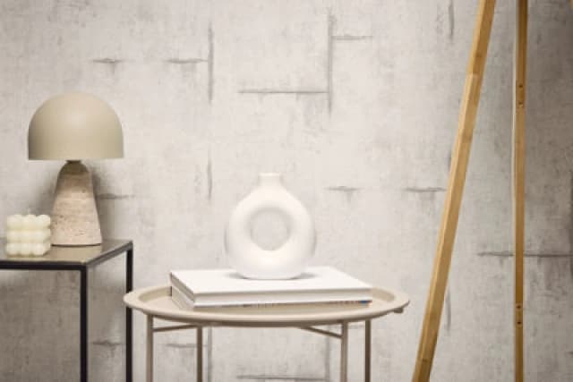 As Creation Bricoflor Non-Woven Wallpaper, Concrete Wallpaper In Grey, White - 10,05 X 0,53 M