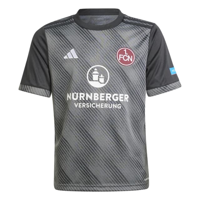 adidas Nurnberg Third Shirt 2024 2025 Juniors Team Dark Grey unisex 7-8 Years
