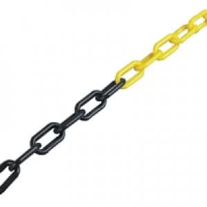 Slingsby Plastic Chain 6mm Black Yellow 371449