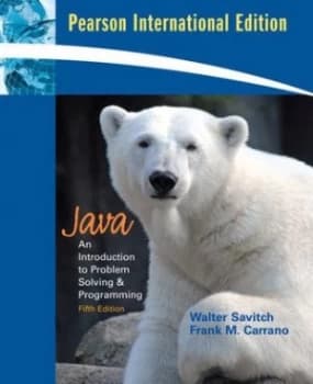 Java by Walter Savitch Paperback