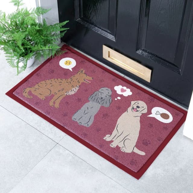 Native Natural Dog Thoughts Doormat (70 X 40Cm)