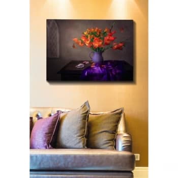 Kanvas Tablo (70 x 100) - 73 Multicolor Decorative Canvas Painting