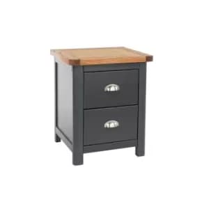 Dunkeld 2 Drawer Bedside Cabinet, Blue