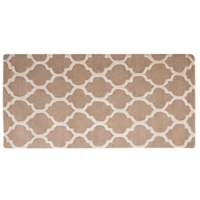 Beliani Rug Erbaa Beige 80 X 150 Cm Wool