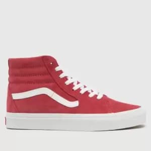 Vans sk8-hi trainers in pink