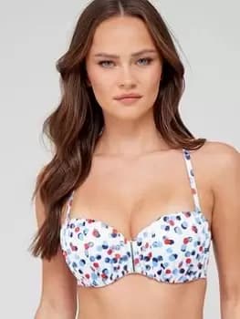 DORINA Antibes Light Padded Bandeau - White, Size 34B, Women