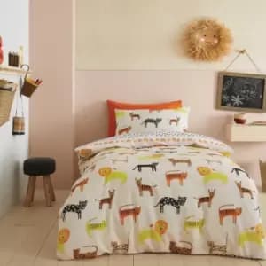 Kids Khari Animals Cotton Duvet Set
