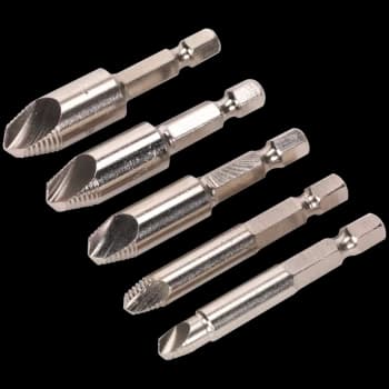Sealey AK7228 5 Piece HSS Screw and Drill Bit Extractors