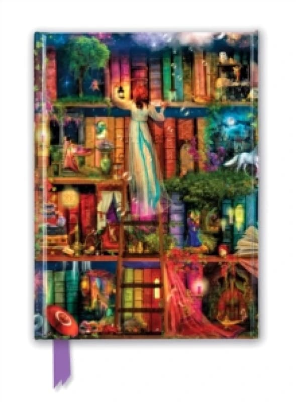 Aimee Stewart: Treasure Hunt Bookshelves (Foiled Journal) Notebook / blank book