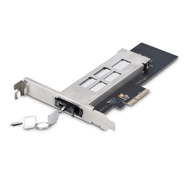 Startech StarTech.com M.2 NVMe SSD to PCIe x4 Mobile Rack/Backplane with Removable Tray for PCI Express Expansion Slot Tool-less Installation PCIe 4.0