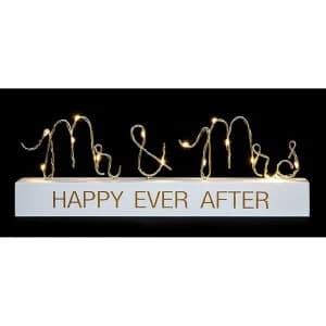 LED String Words Mr & Mrs