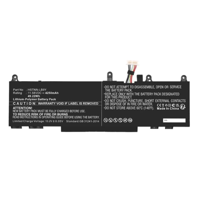 CoreParts Lpop ery for HP 49.22Wh