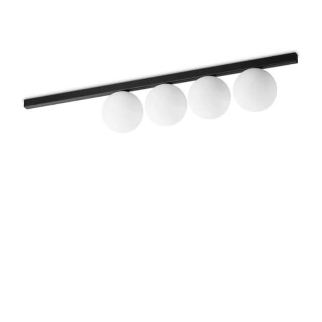 Binomio 4 Light Globe Ceiling Light Black
