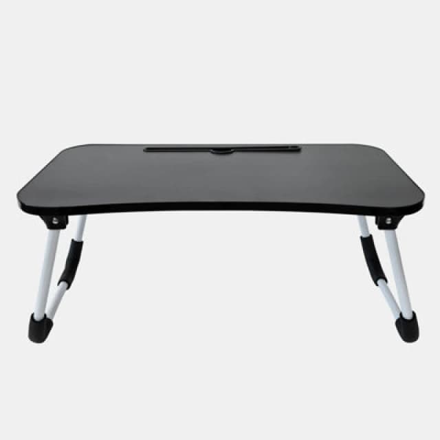 OHS OHS Foldable Wooden Lap Tray TV Dinner Bed Laptop Work Desk Stand Portable in Charcoal Charcoal One Size Unisex 5027434215126