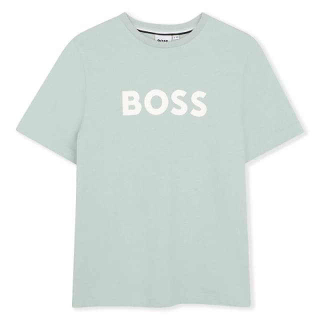 Boss Kids Logo T-Shirt Sprout Green male 16Y