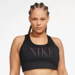 Nike DriFit Swoosh Plus Bra Womens - Black
