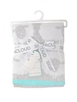 Silvercloud Counting Sheep Pram Blanket