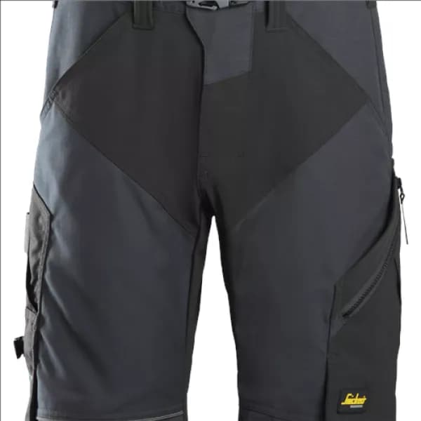 Snickers FlexiWork Work Shorts+ - Steel Grey/Black - 44