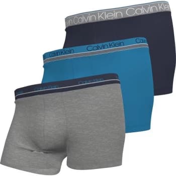 Calvin Klein 3 Pack Limit Trunks - Nvy/Grey/Sky