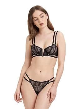 BlueBELLA Athena Thong - Black, Size 10, Women