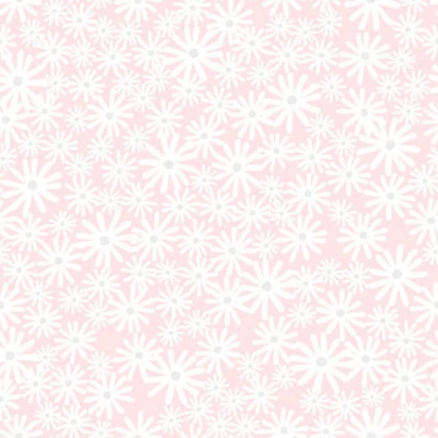 Skinny Dip Pink Floral Mica Effect Embossed Wallpaper