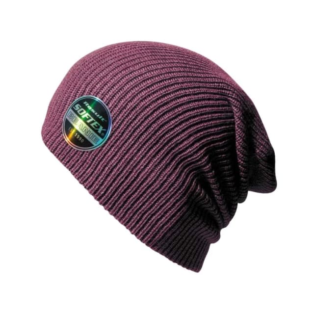 Result Core Mens Softex Beanie in Burgundy Burgundy Male One Size