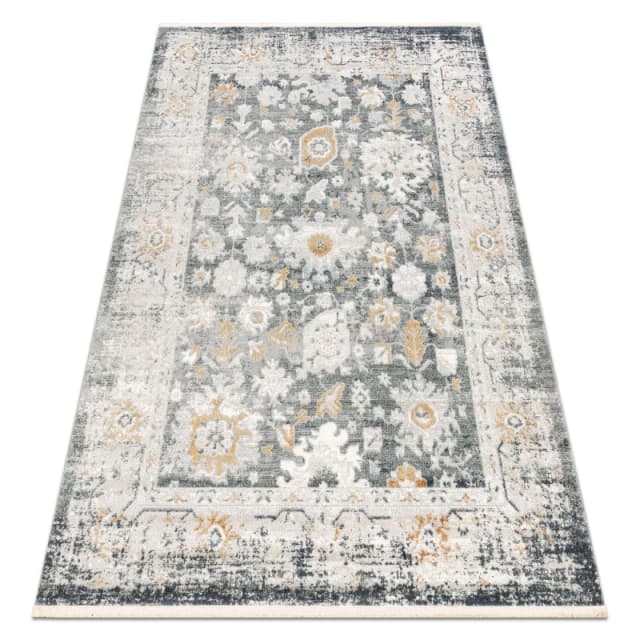 RugsX Distin 0835A Grey / Light Grey / White Modern Carpet - Ornament, Frame 160X230 Cm