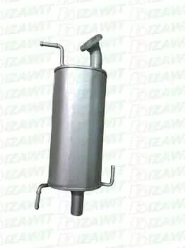 IZAWIT Rear silencer Rear 34.017 End silencer,Rear exhaust silencer SUZUKI,SWIFT III (MZ, EZ)