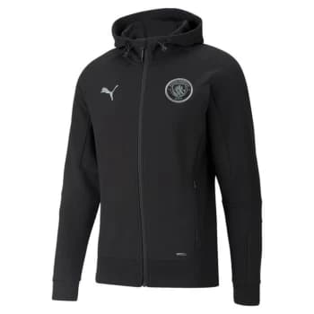 Puma MCFC Travel Hoodie - Black