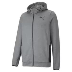 Puma Full Zip Hoodie Mens - Grey