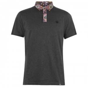 Pretty Green Rosler Polo - Dk Grey Marl